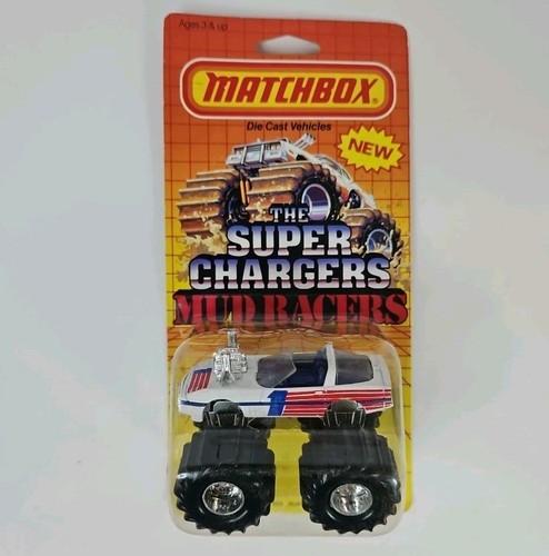 1986 Matchbox Super Chargers Mud Racers Mud Ruler SC11 Neu Monster Wheels