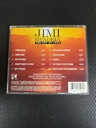 Jimi Hendrix – The Cry of Love (CD, 1987 MCA / Reprise)  - Imagen 3 de 3