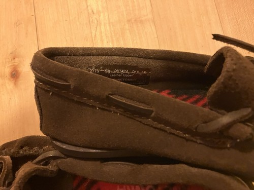 Neu Mädchen Größe 10 Leder Minnetonka Mossicans - Bild 5 von 5
