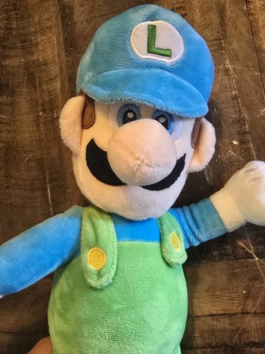 "Super Mario Bros Luigi 10"" Peluche Nintendo All Star Little Buddy 2020" - Imagen 7 de 7