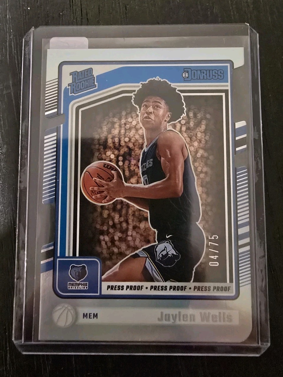 2024 Panini Donruss - Jaylen Wells #245 Press Proof Silver Die-Cut /75 Grizzlies