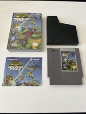 Teenage Mutant Ninja Turtles III: Manhattan Project (NES Nintendo) CIB W/plastic