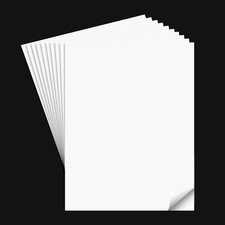 Self Adhesive Foam Sheets 3mm White 9x12 Inch for Crafts and Cardmaking