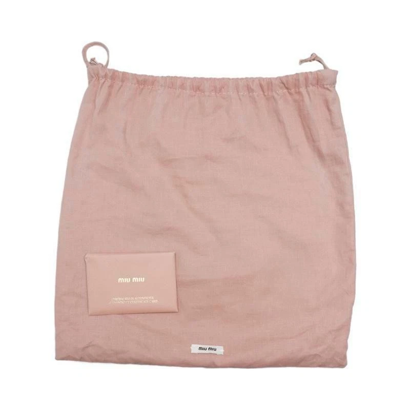 Borsa a tracolla donna Miu Miu pelle di agnello blu cielo matelasse riservata catena oro