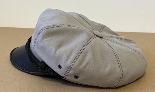 Sterkowski Harley 100% Softened Cotton Biker Cap/Leather Visor Vintage - Picture 3 of 6