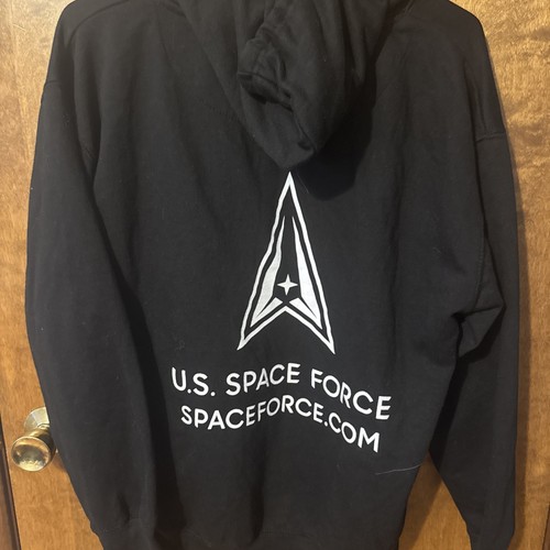US Space Force Kapuzenpullover Sweatshirt Hoodie Herren Gr. Medium Made in USA - Bild 8 von 11