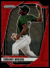 2025 Panini Prizm #25 Yordanny Monegro Ruby Wave Prizms