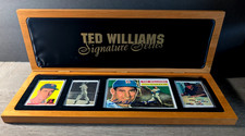 1956 TOPPS TED WILLIAMS SIGNATURE SERIES LE AUTOGRAPHED CARD SET #ed 176/521 LOA