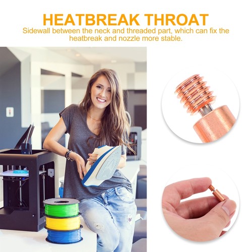 2 Pcs Wärmeisolierung Hals 3d Drucker Hitzepause Bimetall-Heatbreak - 第 2/12 張圖片