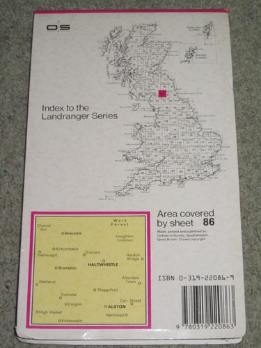 OS Ordnance Survey Landranger Maps - Northern England - 1976-2000 - 'vgc' - Imagen 8 de 32