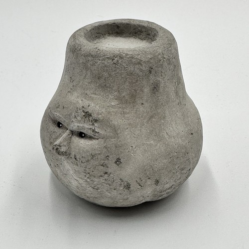 Teelicht Kerzen Unikat Halter Keramik Ton Roh Skurril Süß Gesicht - Bild 13 von 13