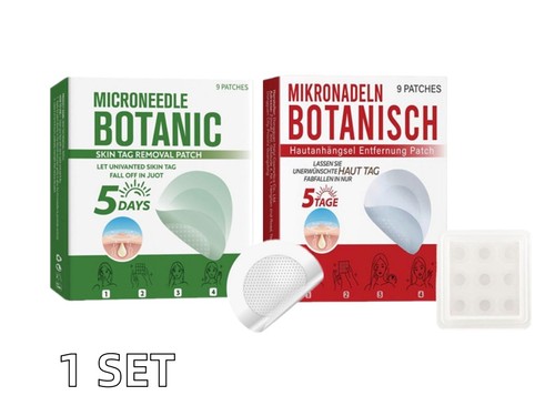 Microneedles Botanical Skin Tag Removal Patch - Quick Acting - 9pcs/Box - Picture 12 of 23
