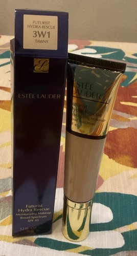 Estee Lauder Futurist Hydra Rescue Moisturizing Makeup SPF 45 3W1 Tawny  New - Picture 2 of 6