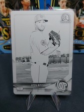 2018 Bowman Prospects Austin Voth #BP74 Printing Plate Black /1 (RC)