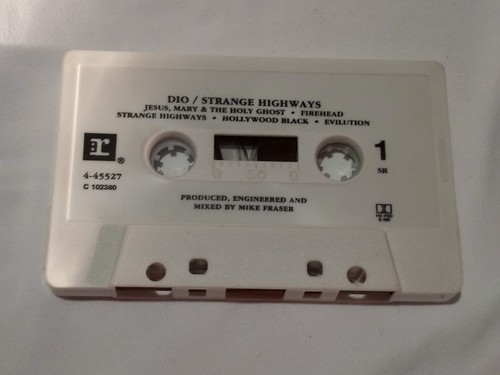Dio Strange Highways (1993) Cassette UNTESTED RARE - Picture 3 of 6