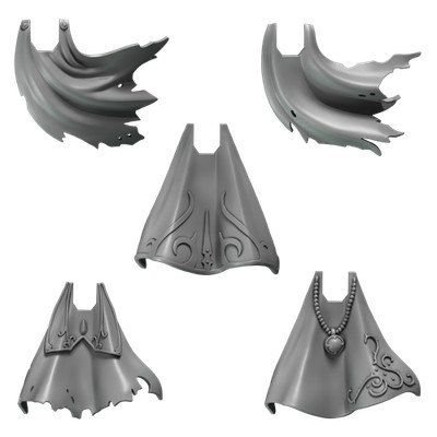 Kitbash Bits - Cloaks CL - GreyTide Studio