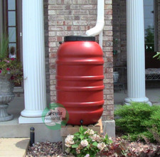 Upcycle Products Terra Cotta 55 Rain Barrel