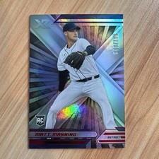 2022 Panini Chronicles XR Baseball Matt Manning Rookie Pink /199 Tigers