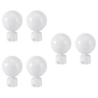  3 Pack Vorhangstangenhalter Gardinen Gardinenstangenenden Heimdekoration