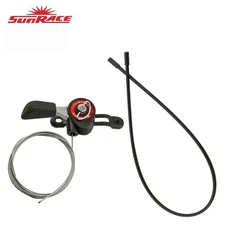 SunRace SLM-10 Left Friction Thumb Bicycle Shifter Handlebar 22.2mm 5/6/7 Speed.