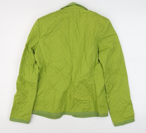 Evan-Picone Women's Green Quilted Blazer Size 6 - Picture 2 of 12