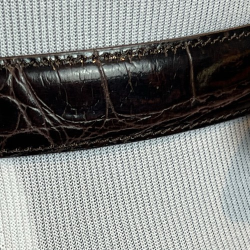 Gianfranco Ferre Damen 90/36 braun Ledergürtel goldfarbene Schnalle passt 33 - 35" - Bild 11 von 21