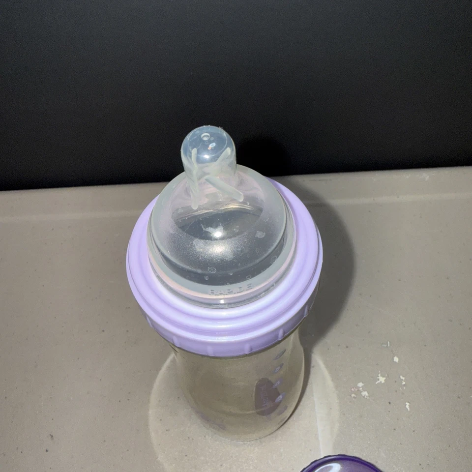 Botella vintage Playtex Nurser Drop In 8 onzas púrpura - Botellas y pezones Drop-Ins Foto 4 de 4