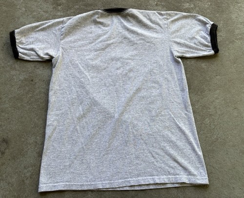 VTG Disney World Mickey Mouse Club Ringer Tee T-shirt Distressed Fits Youth XL - Picture 2 of 11