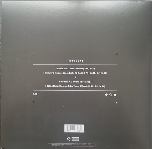 The Weeknd - Thursday NEW VINYL (Weekend) - Picture 2 of 2