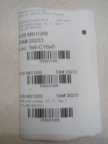 2000 S500 COLUMN SWITCH CRUISE CONTROL SET OEM USED TESTED - Picture 6 of 6