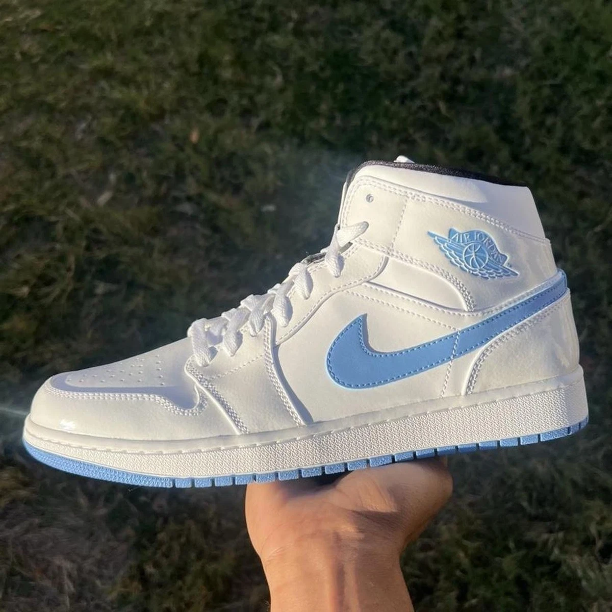 Jordan 1 Retro Mid Legend Blue | eBay