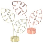 2PCS Memo Clip Holder Stand - Leaf Shaped Table Number Place Cards Holder for