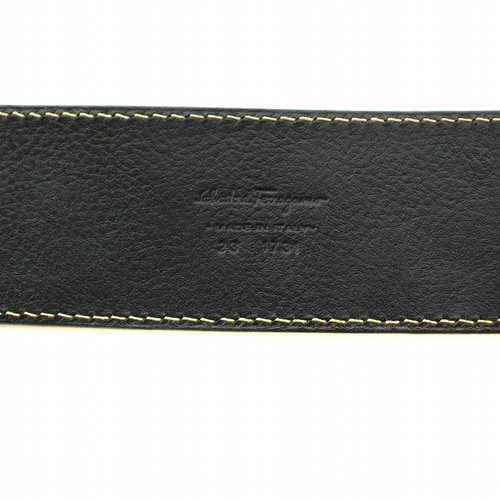 Salvatore Ferragamo Belt Leather Brown Women Gold Gancini Bukle from Japan - Picture 22 of 24