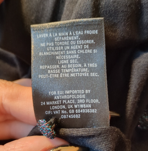 Anthropologie Moulinette Soeurs Galaxy Sparkle Maxi Dress Sz 10 Metallic - Picture 4 of 10