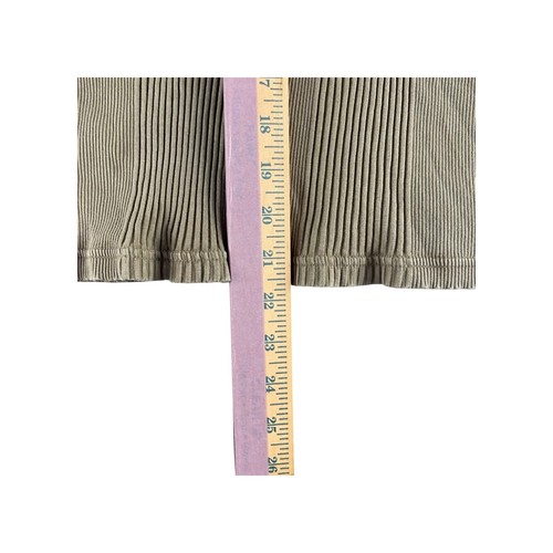 Aerie Long Sleeve Henley Ribbed Top Brown Size L - Picture 4 of 6