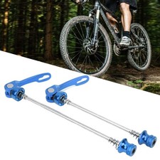 (Blue) Bicycle Skewers 2Pcs Mountain Bike Quickease Lever Hub Road IDM