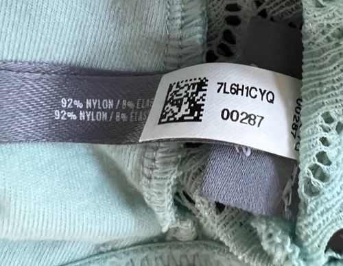 EUC Aerie American Eagle Outfitters Racerback Spitzen-Bralette Small grün (GR177) - Bild 5 von 7
