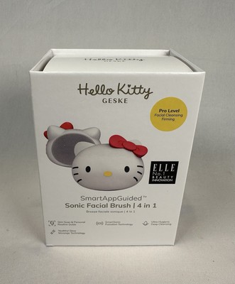 GESKE Hello Kitty Sonic Brush 4 in 1 Electric Facial Cleanser BRAND NEW SEALED