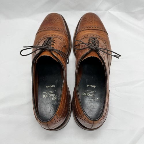 Allen Edmonds Strand Cap-Toe Oxford eleganter Herrenschuh 11,5 A walnussbraun #1635 - Bild 5 von 11