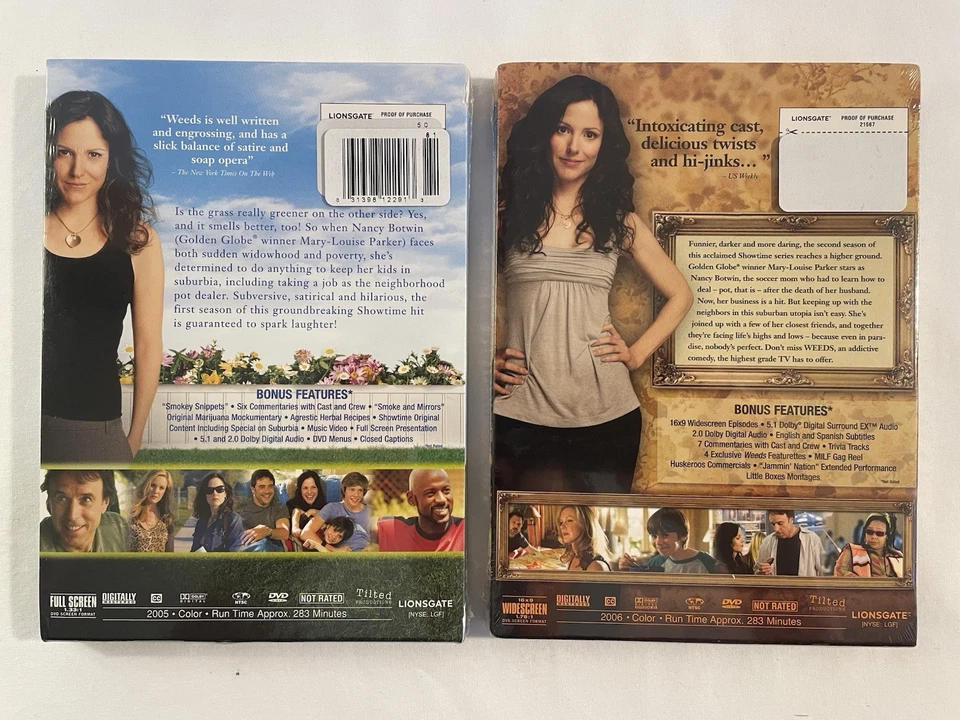 Weeds TV Series DVD Seasons 1 and 2 SEALED Foto 2 de 2