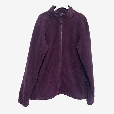 Cabela's Women's Purple Full Zip Fleece Jacket Long Sleeves Size XL
