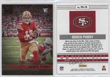 2022 Panini Chronicles Panini Bronze Brock Purdy #PA-19 Rookie RC