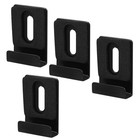  4 Pcs Mirror Hanger Clips Wall Mount Brackets Heavy Duty Fixings