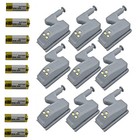 9 Pack Hinge LED Sensor Light Smart Touch Induction Cabinet Light for Kitchen