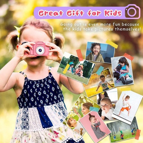 Kids Selfie Camera Christmas Birthday Gifts for Girls Age 3-9 HD Digital Video C - Picture 4 of 7
