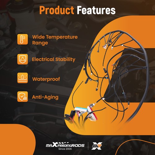 Wire Harness Assembly for Chevy Corvette LS1 4L60E 1999-2004 Drive By Cable - Picture 7 of 17