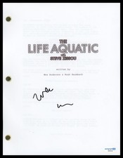 Wes Anderson "The Life Aquatic with Steve Zissou" SIGNED Script Screenplay ACOA Wes Anderson "The Life Aquatic with Steve Zissou" SIGNED Script Screenplay ACOA