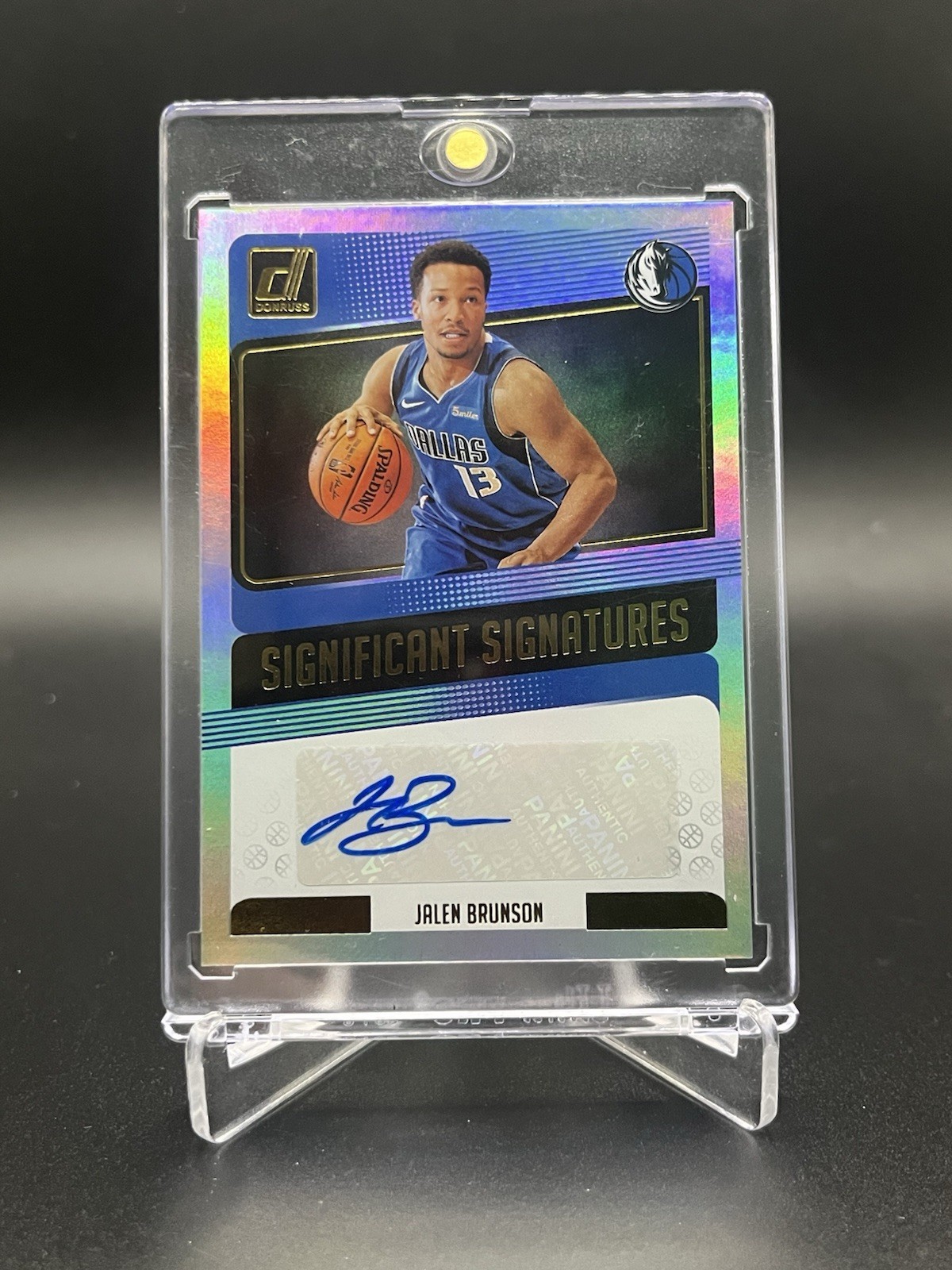 2018-19 Panini Donruss Jalen Brunson Significant Signatures Rookie Auto #SS-JBS