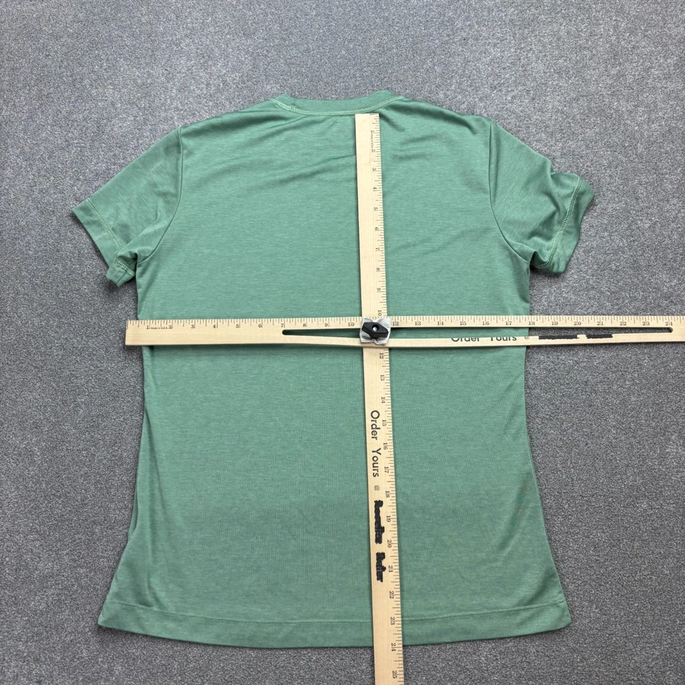 Camisa Jack Wolfskin Mujer Verde Mediana Senderismo Aire Libre Sendero Senderismo Dama Foto 4 de 4