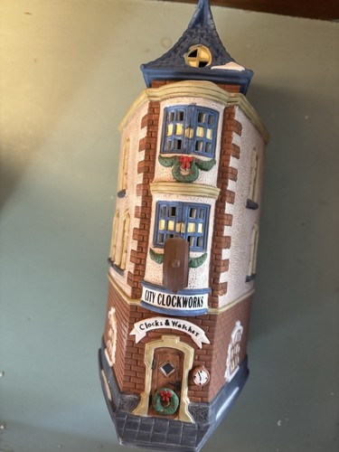 Dept 56 Natale in città "City Clockworks" #5531-0 in scatola originale usato in ottime condizioni - Foto 4 di 9